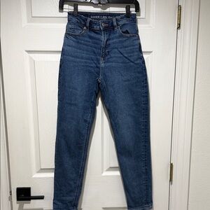 American Eagle Outfitters High Rise Blue Jeans